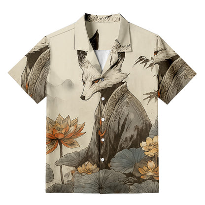 Cardydony Men's Guardian Of The Lotus Realm Hawaiian Shirt
