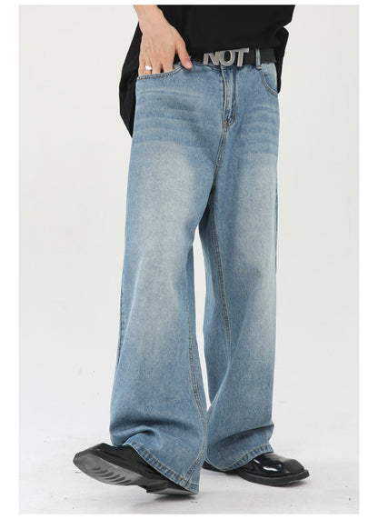 Cardydony Women's Loose Fit Light Wash Wide-Leg Jeans