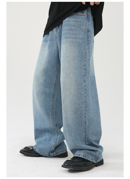 Cardydony Women's Loose Fit Light Wash Wide-Leg Jeans