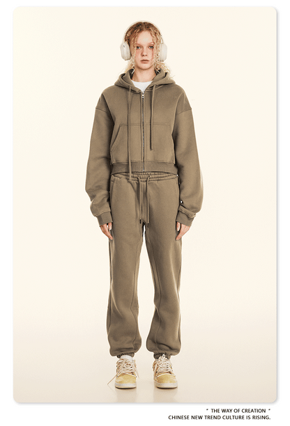 Cardydony Women's Signature Street Cropped Zip Hoodie Collection