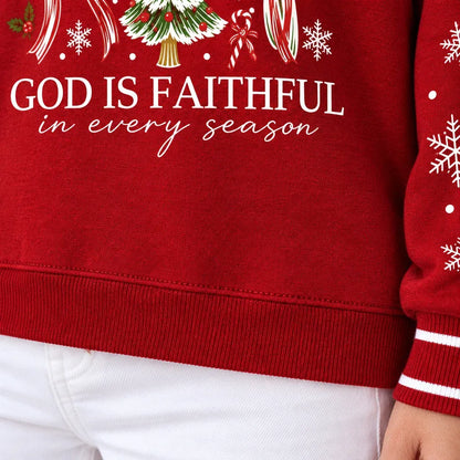 Cardydony Women's Christmas Print Crew Neck Long Sleeve Casual Sweatshirt