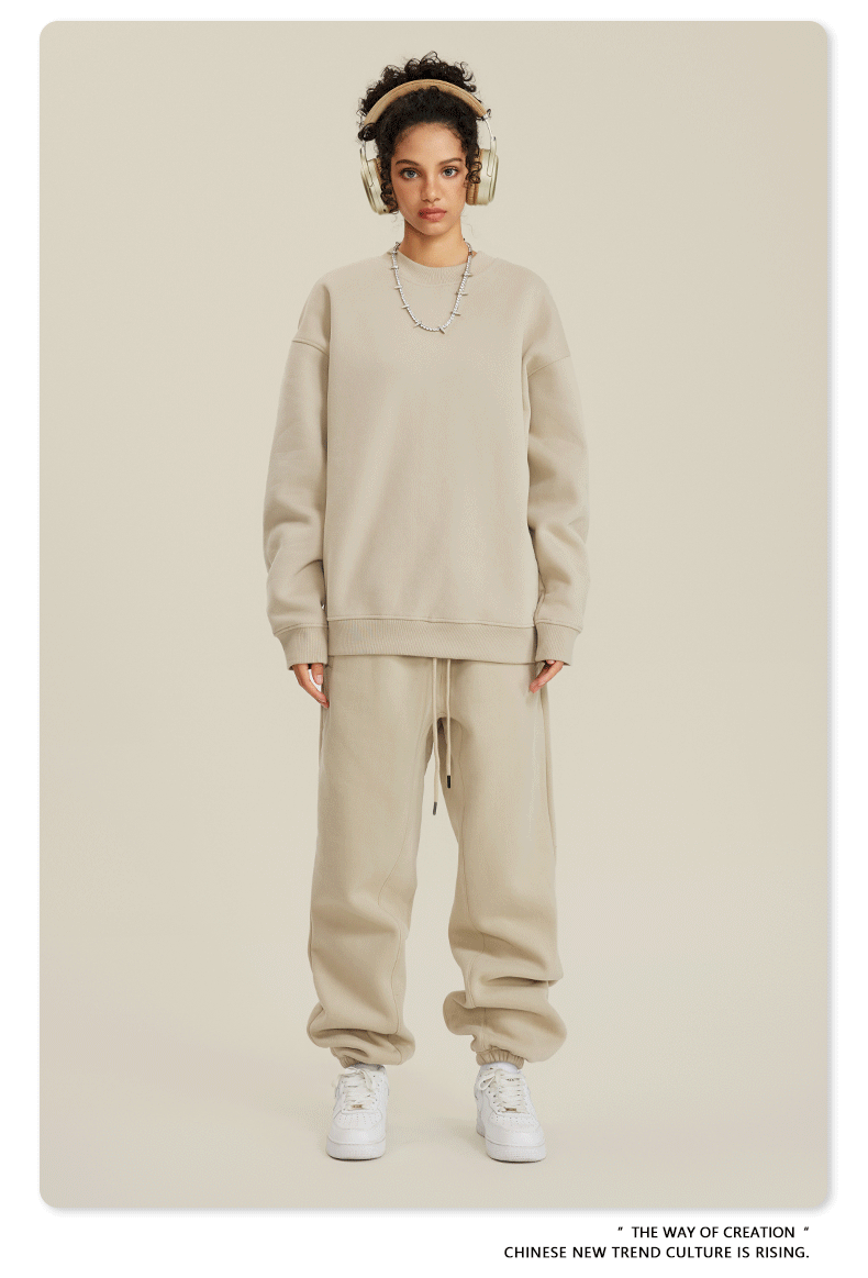Cardydony Women's Cozy Cloud Crewneck Sweater | Heavyweight Plush Streetwear