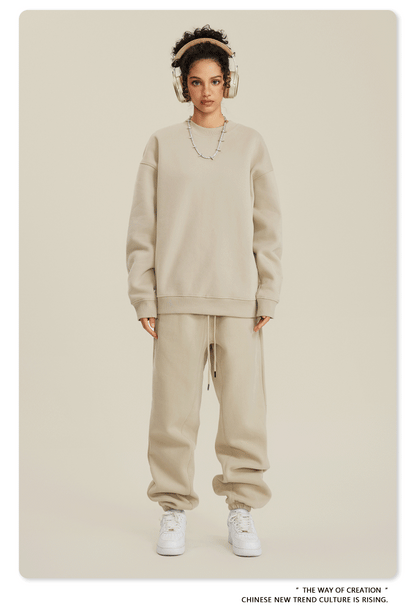 Cardydony Women's Cozy Cloud Crewneck Sweater | Heavyweight Plush Streetwear