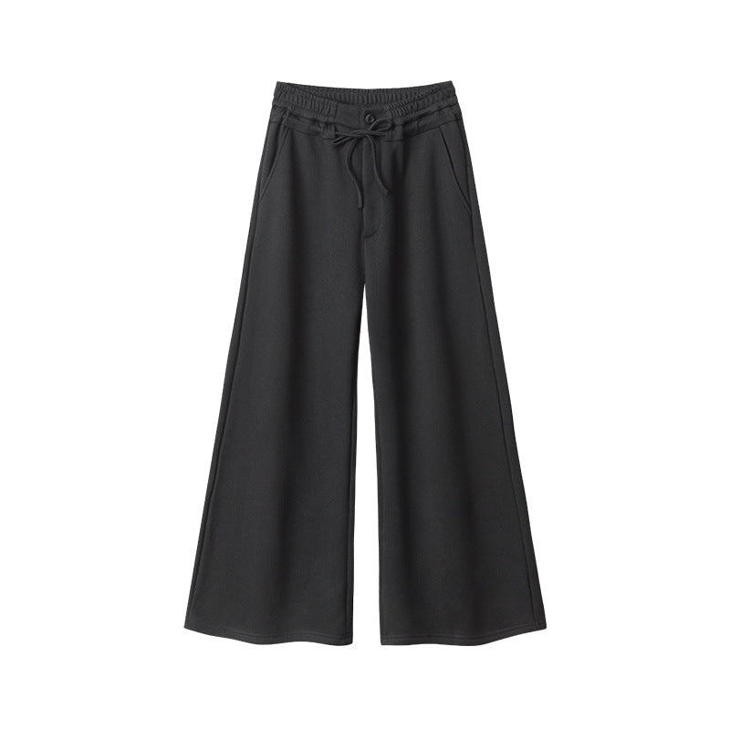 Cardydony Women's Women's Long Street Style Wide-Leg Sweatpants