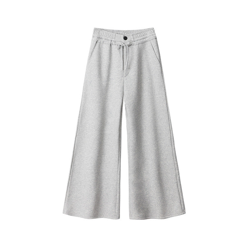 Cardydony Women's Women's Long Street Style Wide-Leg Sweatpants