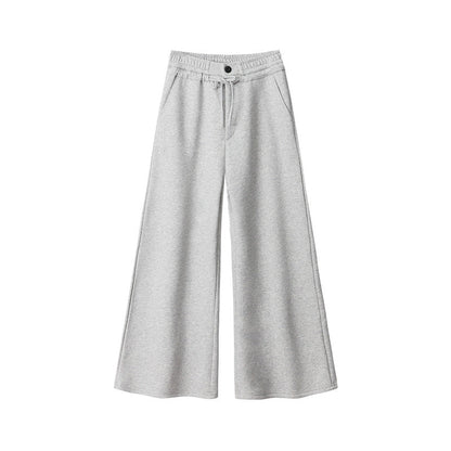 Cardydony Women's Women's Long Street Style Wide-Leg Sweatpants
