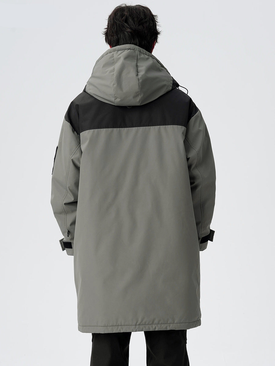 Cardydony Technical Color Block Long Parka