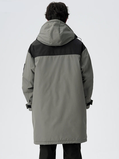 Cardydony Technical Color Block Long Parka