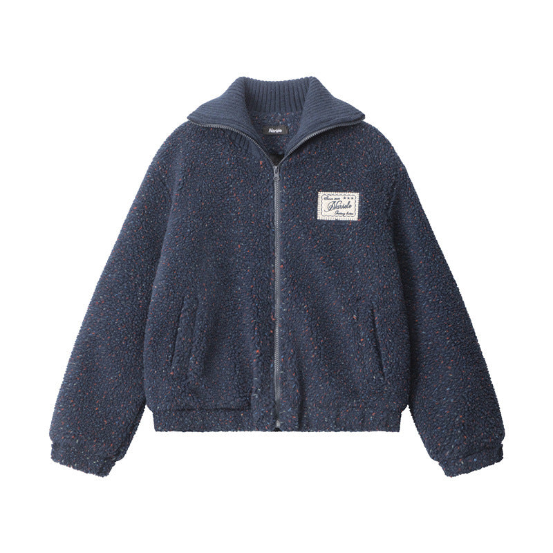 Cardydony Women's Sherpa Fleece Zip-Up Jacket
