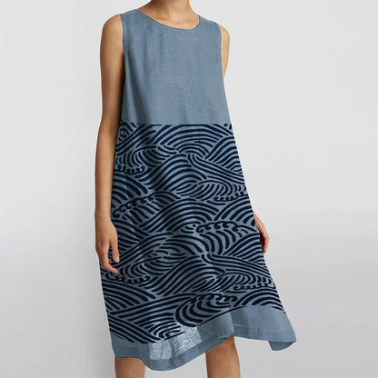 Cardydony Women's Sleeveless Midi Dress
