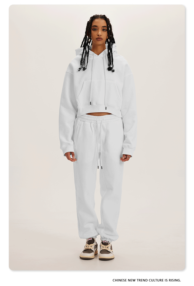 Cardydony Women's Essential Classic Cropped Pullover Hoodie Collection