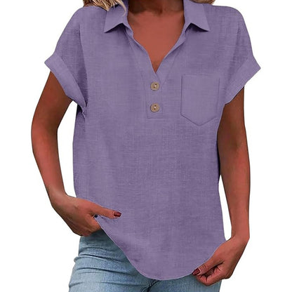 Cardydony Women's Lace Openwork Lantern Sleeve Blouse