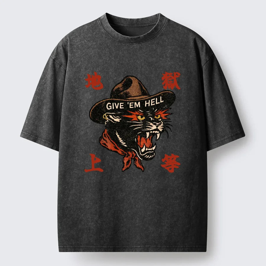 Cardydony Give ’em Hell Washed T-shirt
