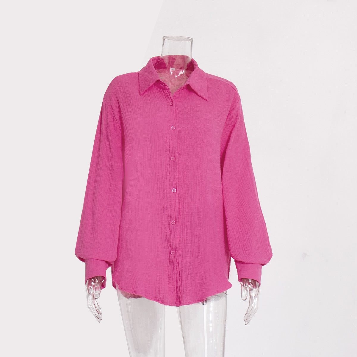 Cardydony Women's Soft Cotton Gauze Button-Up Shirt for Effortless Comfort