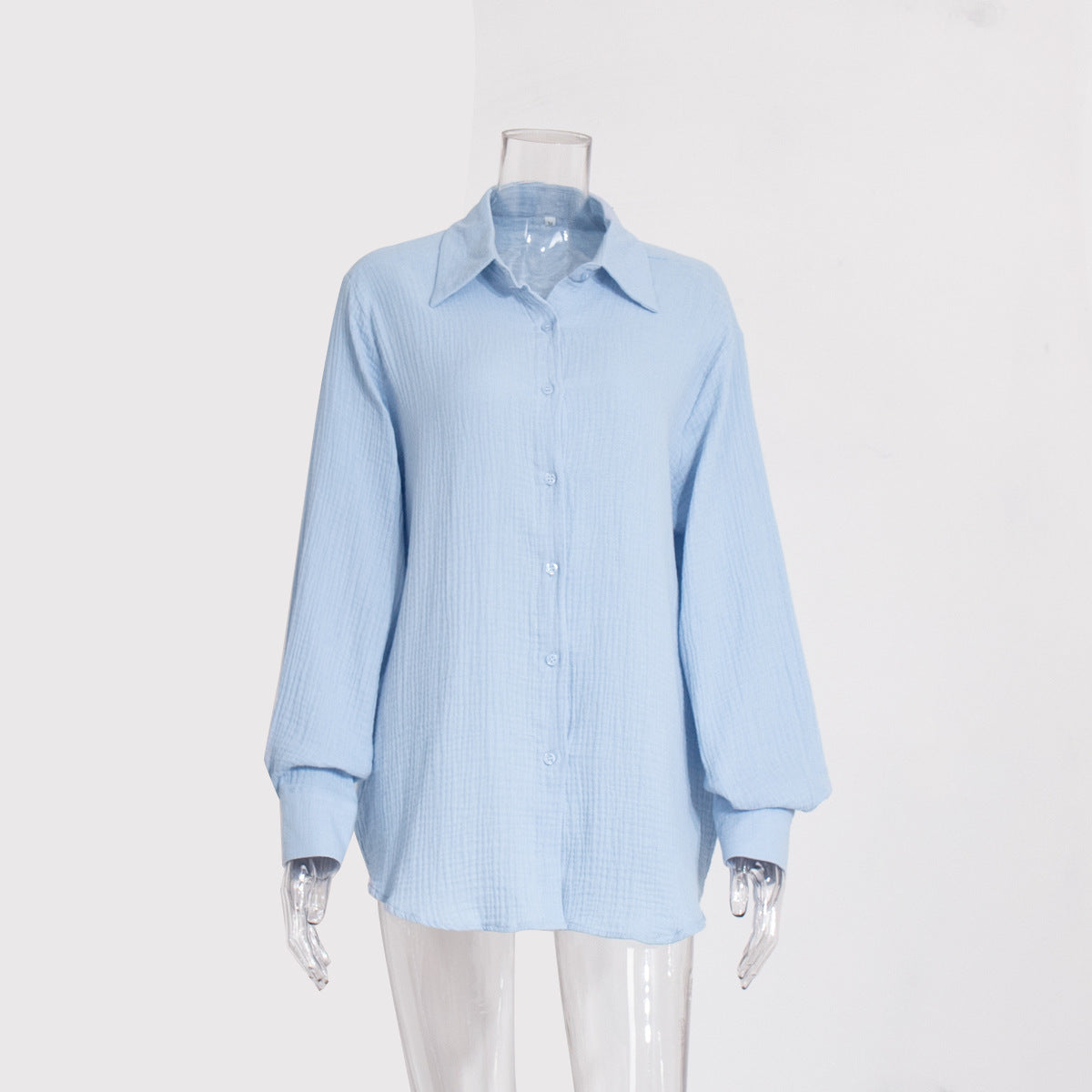 Cardydony Women's Soft Cotton Gauze Button-Up Shirt for Effortless Comfort