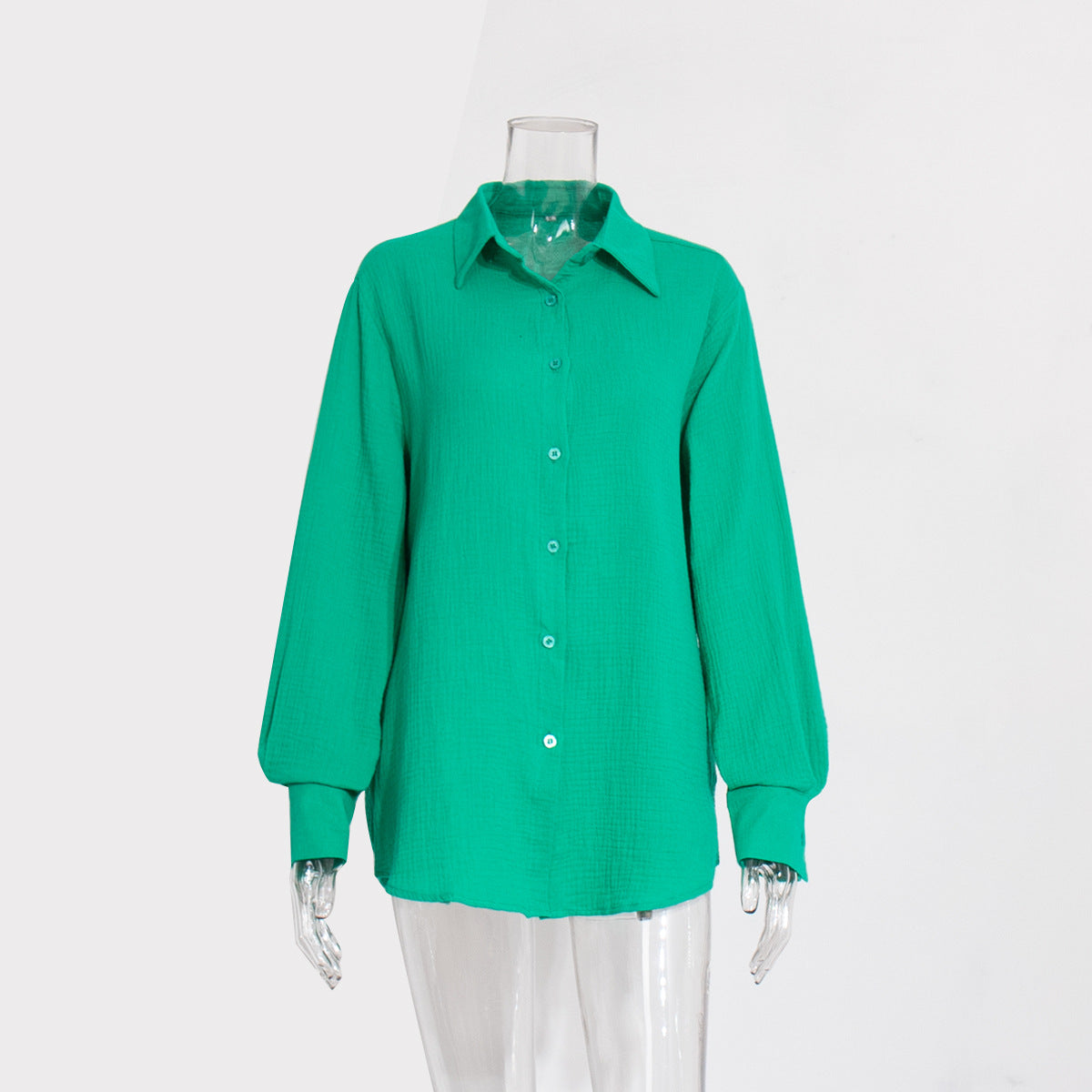 Cardydony Women's Soft Cotton Gauze Button-Up Shirt for Effortless Comfort