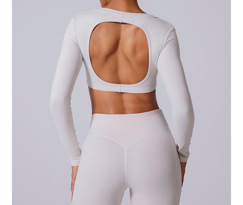 Cardydony Women's V-Neck Long Sleeve Active Top
