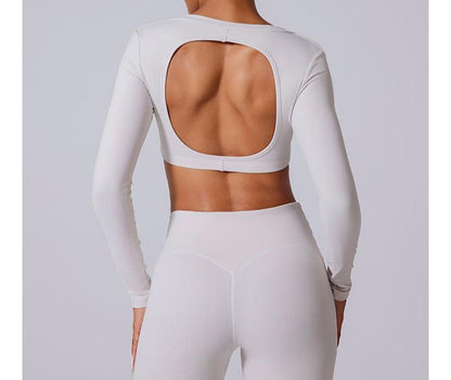 Cardydony Women's V-Neck Long Sleeve Active Top