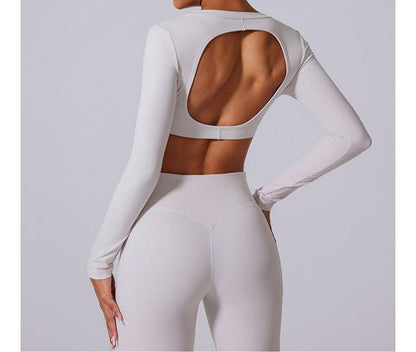 Cardydony Women's V-Neck Long Sleeve Active Top