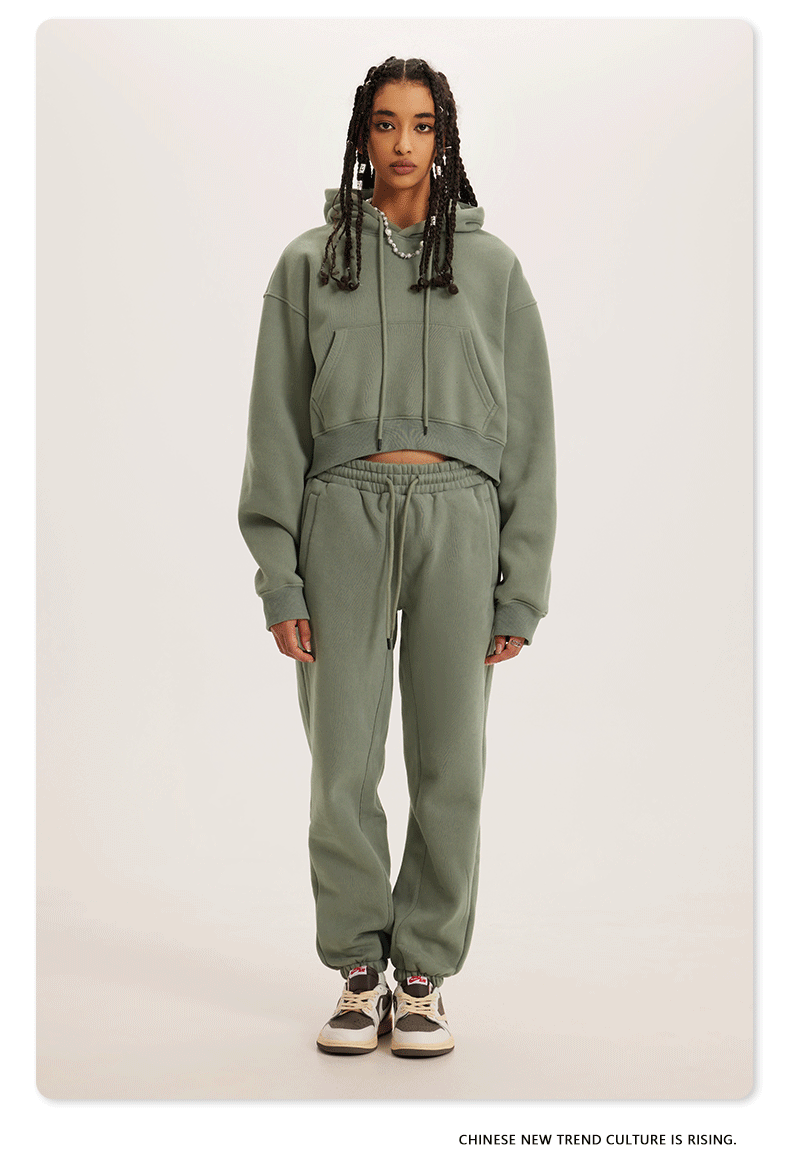 Cardydony Women's Essential Classic Cropped Pullover Hoodie Collection