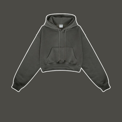 Cardydony Women's Essential Classic Cropped Pullover Hoodie Collection