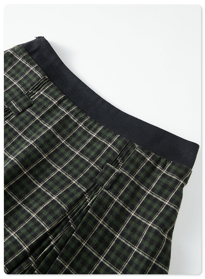 Cardydony Women's Women's Plaid Pleated Skirt | Academy Collection