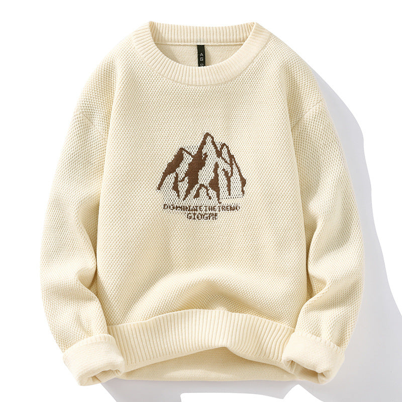 Cardydony Women's Mountain Graphic Sweater | Cozy Winter Pullover