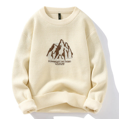 Cardydony Women's Mountain Graphic Sweater | Cozy Winter Pullover