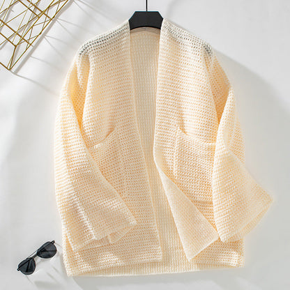 Cardydony Women's Cozy Textured Open-Front Cardigan for Effortless Layering