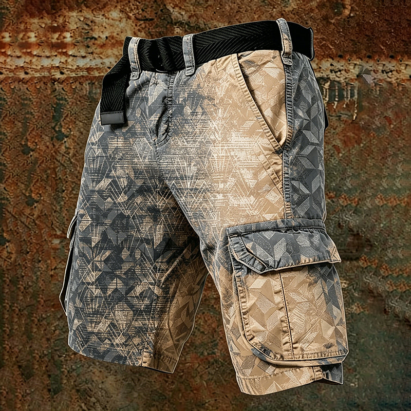 Cardydony Retro Ethnic Gradient Design Outdoor Shorts