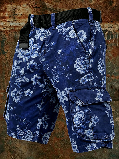 Cardydony Retro Floral Design Outdoor Shorts