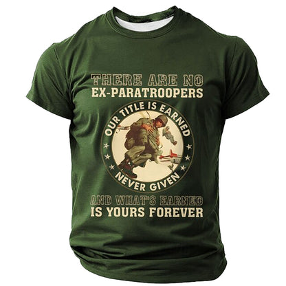 Cardydony Men's Vintage Us America 250 Year Anniversary Veterans Day Print T Shirt