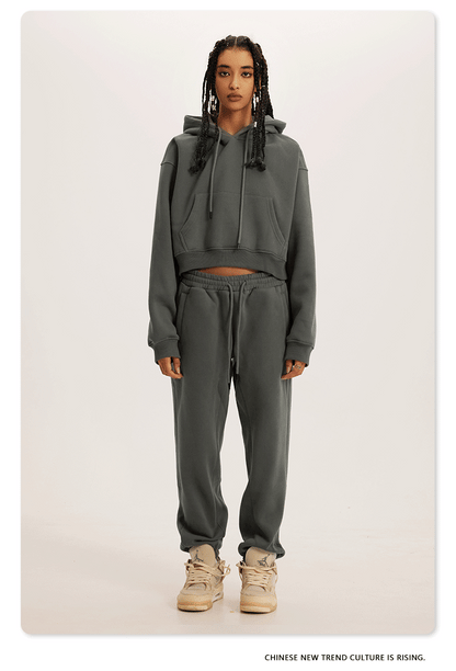 Cardydony Women's Essential Classic Cropped Pullover Hoodie Collection
