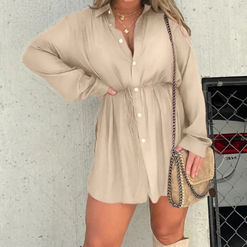 Cardydony Women's Satin Covered Nights Romper Dress Set