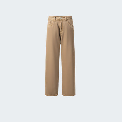 Cardydony Classic Straight-Leg Jeans in Trendy Color Options