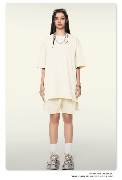 Cardydony Women's Coastal Crew Tee | Heavyweight Core Essential