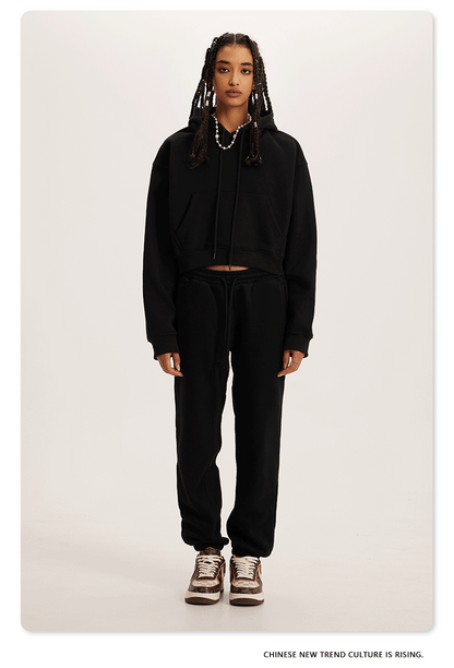 Cardydony Women's Essential Classic Cropped Pullover Hoodie Collection