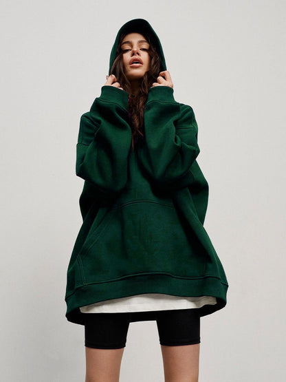Cardydony Women's Oversized Cotton Blend Pullover Hoodie