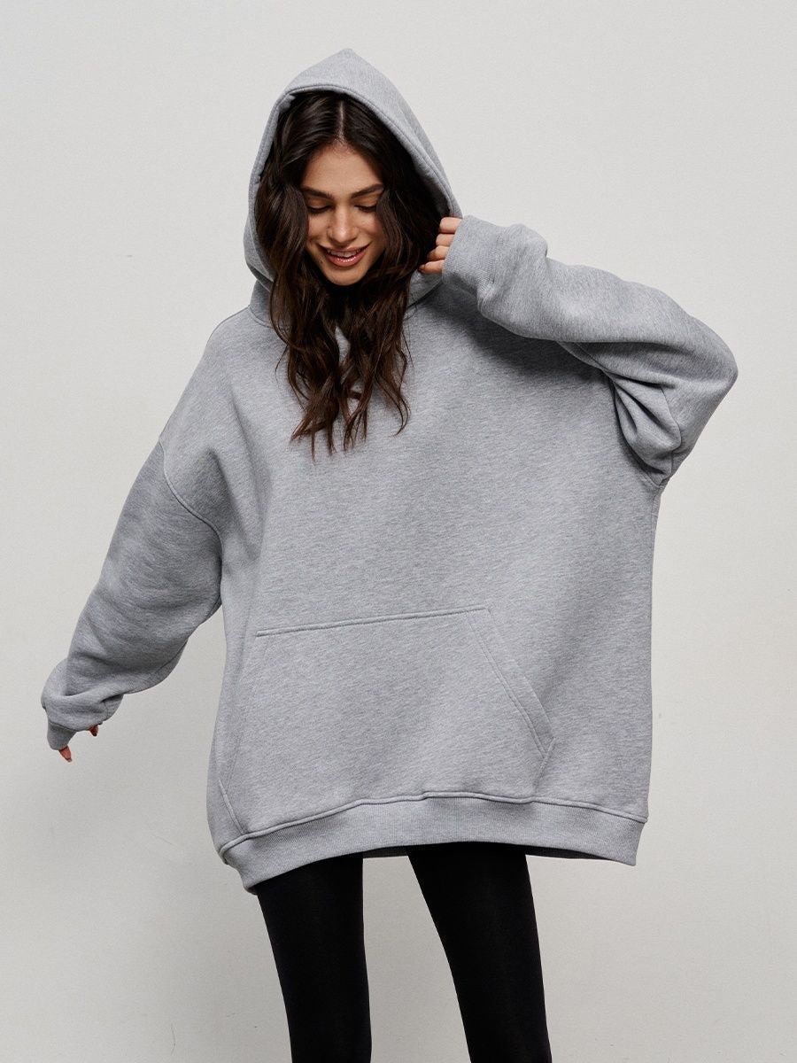 Cardydony Women's Oversized Cotton Blend Pullover Hoodie