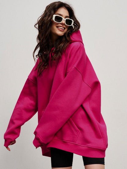 Cardydony Women's Oversized Cotton Blend Pullover Hoodie