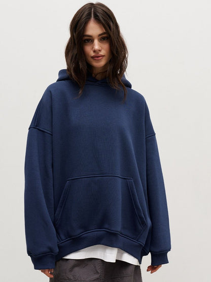 Cardydony Women's Oversized Cotton Blend Pullover Hoodie