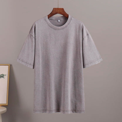 Cardydony Women's Vintage Washed Cotton Oversized T Shirts