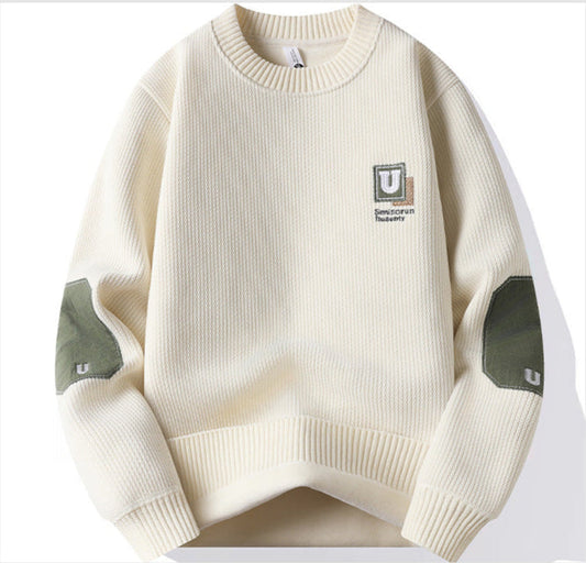 Cardydony Women's Fleece-Lined Waffle Knit Sweater | Winter Pullover