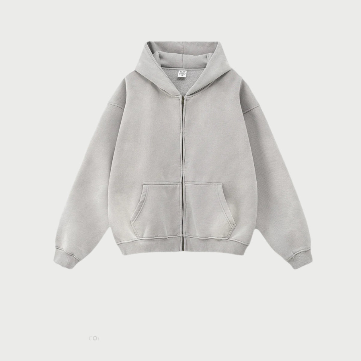 Cardydony Women's Arctic Drift Spray-Dyed Zip Hoodie | Premium Fleece Series