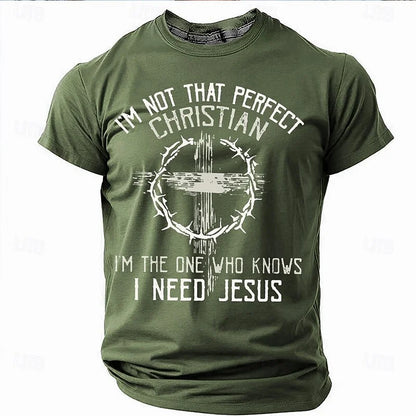 Cardydony Men's Jesus T Shirt