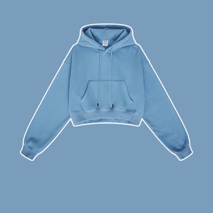Cardydony Women's Essential Classic Cropped Pullover Hoodie Collection