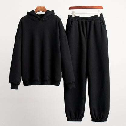 Cardydony Women's Oversized Cotton Blend Athleisure Sweat Set