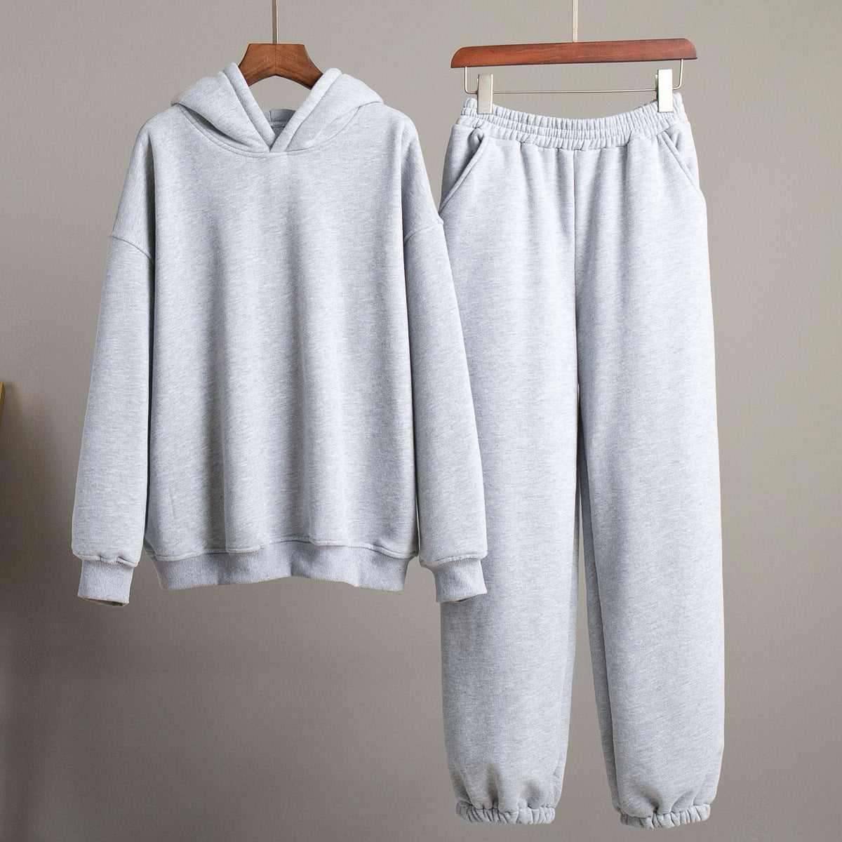 Cardydony Women's Oversized Cotton Blend Athleisure Sweat Set