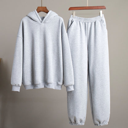 Cardydony Women's Oversized Cotton Blend Athleisure Sweat Set