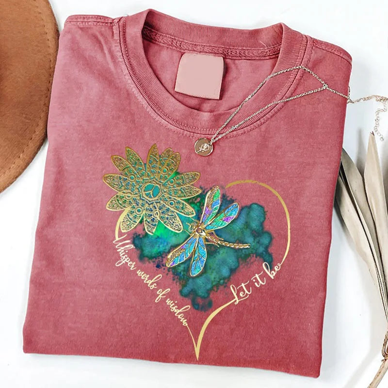 Cardydony Imagine All The People Living Life In Peace T-shirt